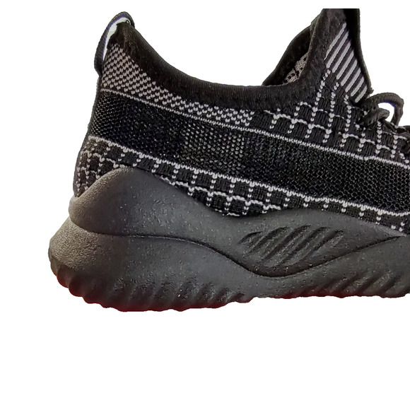 Danskin Woman Ecstatic Black Vegan Stretchy Knit Upper Sneakers Size 7 Athletic - Picture 10 of 16